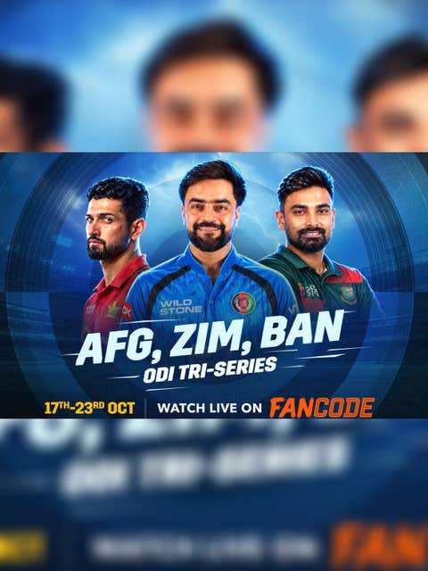 Afghanistan, Bangladesh & Zimbabwe Tri Series 2026: Live on FanCode!