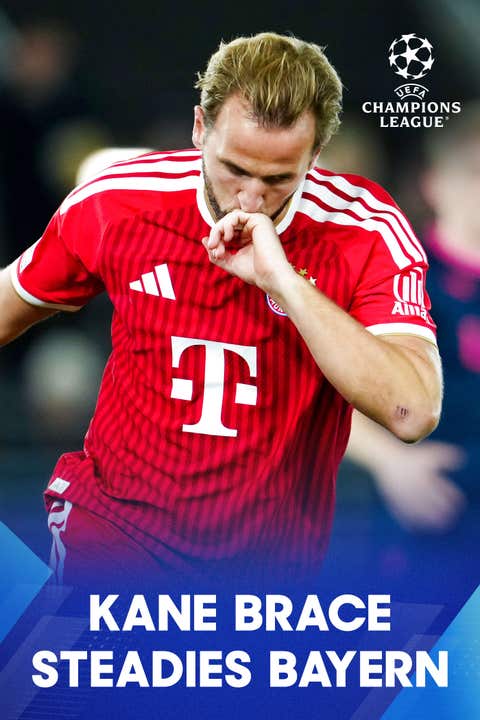 Kane Nets A Brace For Bayern