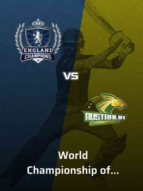 England Champions VS Australia Champions